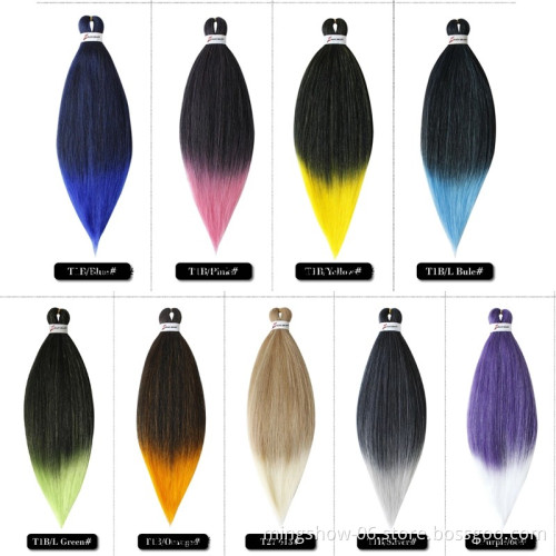 Wholesale Pre-stretched Braid Hair Hot Water Braid Jumbo Crochet Braiding Synthetic Hair